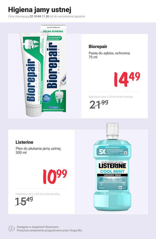 Rossmann - gazetka promocyjna Nowe MEGA promocje - od 22.10 od czwartku 22.10 do środy 04.11 - strona 10