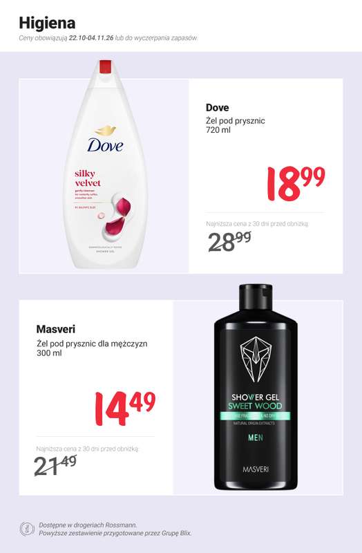 Rossmann - gazetka promocyjna Nowe MEGA promocje - od 22.10 od czwartku 22.10 do środy 04.11 - strona 9