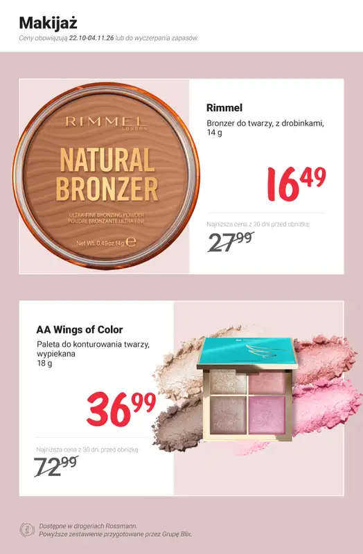 Rossmann - gazetka promocyjna Nowe MEGA promocje - od 22.10 od czwartku 22.10 do środy 04.11 - strona 2