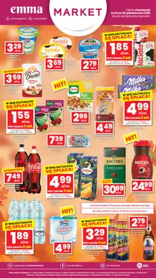 emma MARKET - gazetka promocyjna Oferta spożywcza Emma Market od czwartku 22.10 do środy 28.10