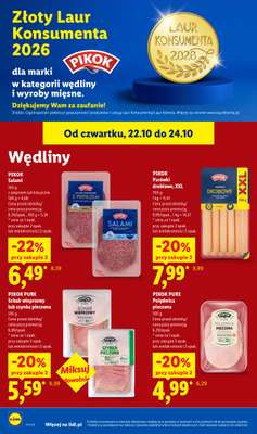 Lidl - gazetka promocyjna Oferta od czwartku od czwartku 22.10 do soboty 24.10 - strona 62