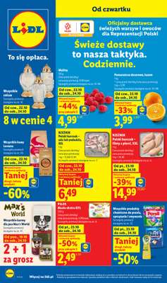 Lidl - gazetka promocyjna Oferta od czwartku od czwartku 22.10 do soboty 24.10