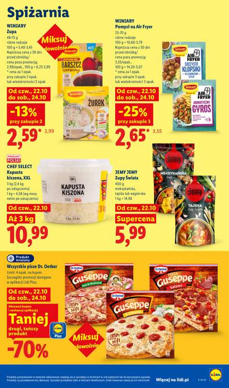 Lidl - gazetka promocyjna Oferta od czwartku od czwartku 22.10 do soboty 24.10 - strona 95
