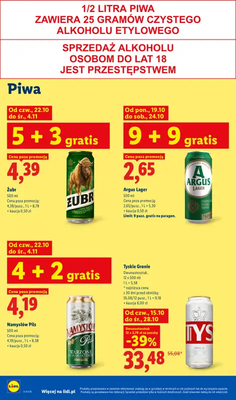 Lidl - gazetka promocyjna Oferta od czwartku od czwartku 22.10 do soboty 24.10 - strona 90