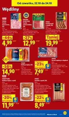 Lidl - gazetka promocyjna Oferta od czwartku od czwartku 22.10 do soboty 24.10 - strona 63