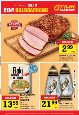 Gram Market - gazetka promocyjna Cały tydzień niskie ceny od czwartku 22.10 do środy 28.10 - strona 3