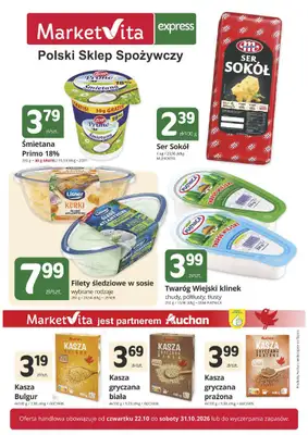 Marketvita - gazetka promocyjna Gazetka Express od czwartku 22.10 do soboty 31.10