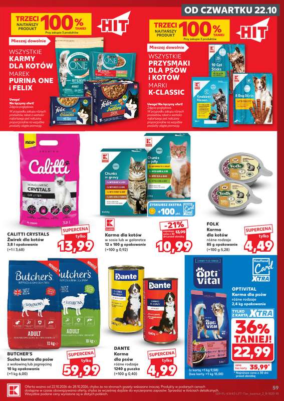 Kaufland - gazetka promocyjna Gazetka Tygodnia od czwartku 22.10 do środy 28.10 - strona 61