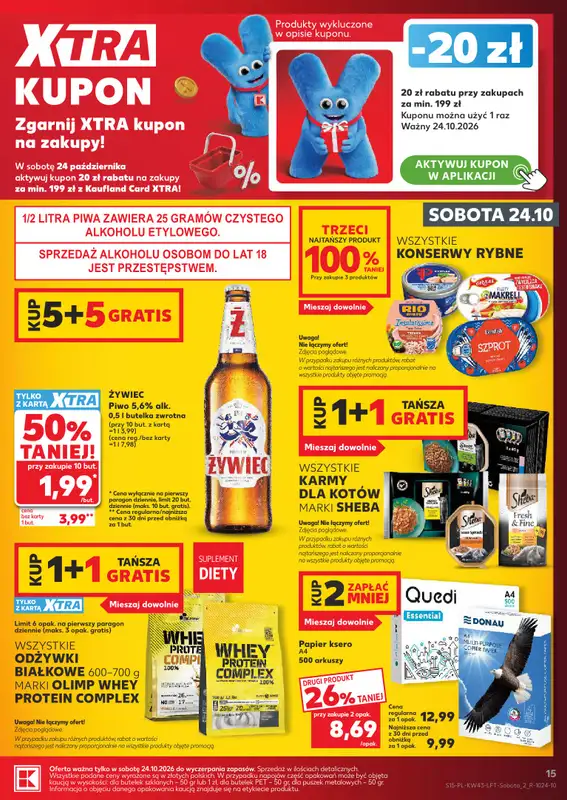 Kaufland - gazetka promocyjna Gazetka Tygodnia od czwartku 22.10 do środy 28.10 - strona 15