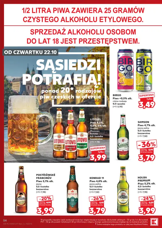Kaufland - gazetka promocyjna Gazetka Tygodnia od czwartku 22.10 do środy 28.10 - strona 56