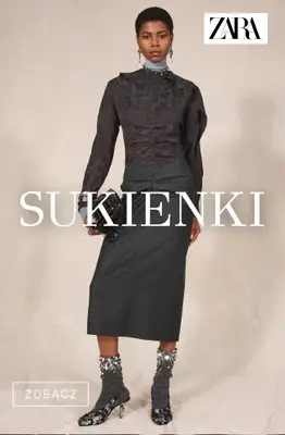 Zara - gazetka promocyjna Modne sukienki od soboty 24.10 