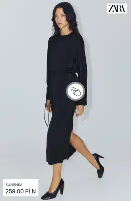 Zara - gazetka promocyjna Modne sukienki od soboty 24.10  - strona 5