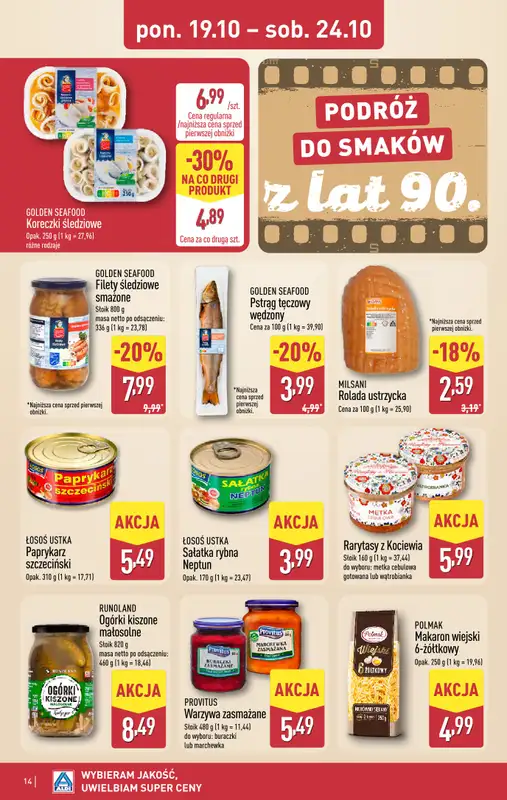 Aldi - gazetka promocyjna Pełny katalog! od poniedziałku 19.10 do soboty 24.10 - strona 14