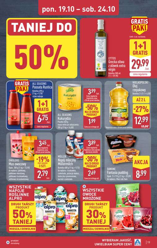Aldi - gazetka promocyjna Pełny katalog! od poniedziałku 19.10 do soboty 24.10 - strona 13