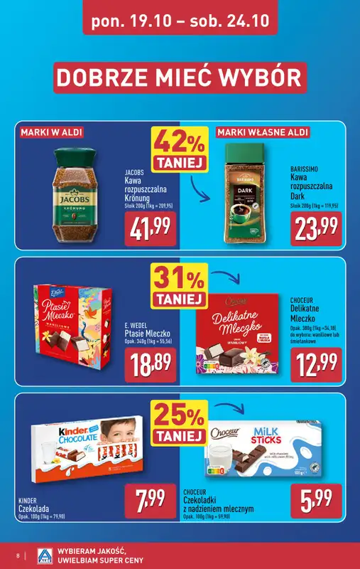 Aldi - gazetka promocyjna Pełny katalog! od poniedziałku 19.10 do soboty 24.10 - strona 8