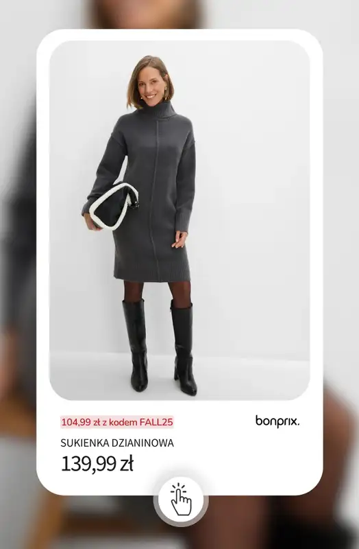 bonprix - gazetka promocyjna 25% rabatu + darmowa dostawa! od czwartku 22.10 do wtorku 27.10 - strona 12