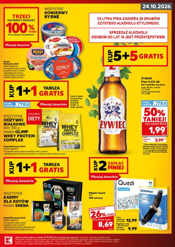 Kaufland - gazetka promocyjna Oferta Kaufland - SUPER SOBOTA od soboty 24.10 do soboty 24.10 - strona 3