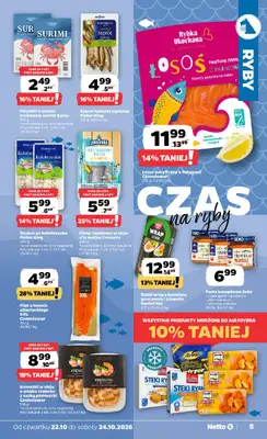 Netto - gazetka promocyjna Gazetka Spożywcza od czwartku 22.10 do soboty 24.10 - strona 5