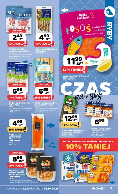 Netto - gazetka promocyjna Gazetka Spożywcza od czwartku 22.10 do soboty 24.10 - strona 5