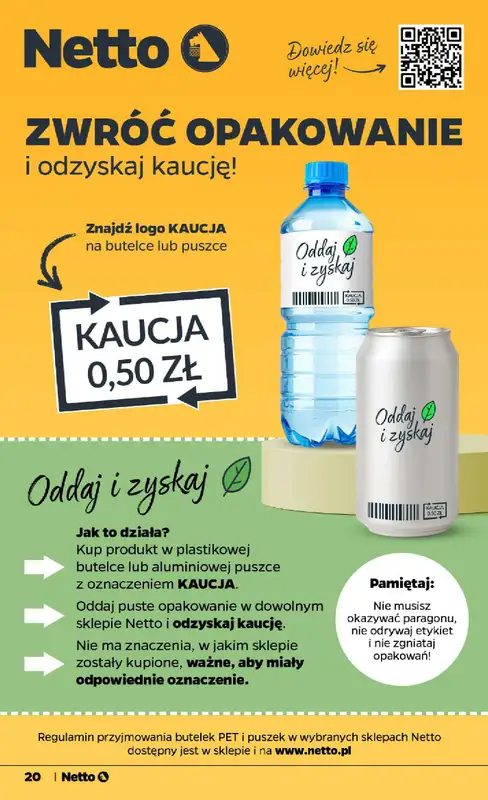 Netto - gazetka promocyjna Gazetka Spożywcza od czwartku 22.10 do soboty 24.10 - strona 20