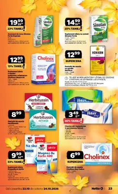 Netto - gazetka promocyjna Gazetka Spożywcza od czwartku 22.10 do soboty 24.10 - strona 23