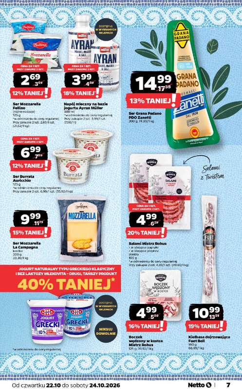 Netto - gazetka promocyjna Gazetka Spożywcza od czwartku 22.10 do soboty 24.10 - strona 7