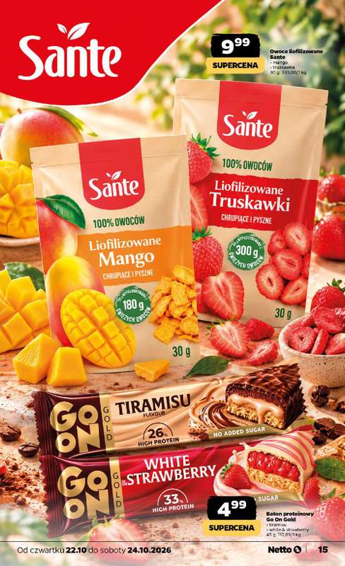 Netto - gazetka promocyjna Gazetka Spożywcza od czwartku 22.10 do soboty 24.10 - strona 15