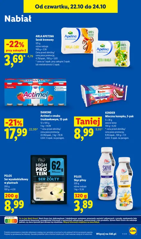 Lidl - gazetka promocyjna Oferta od czwartku od czwartku 22.10 do soboty 24.10 - strona 65