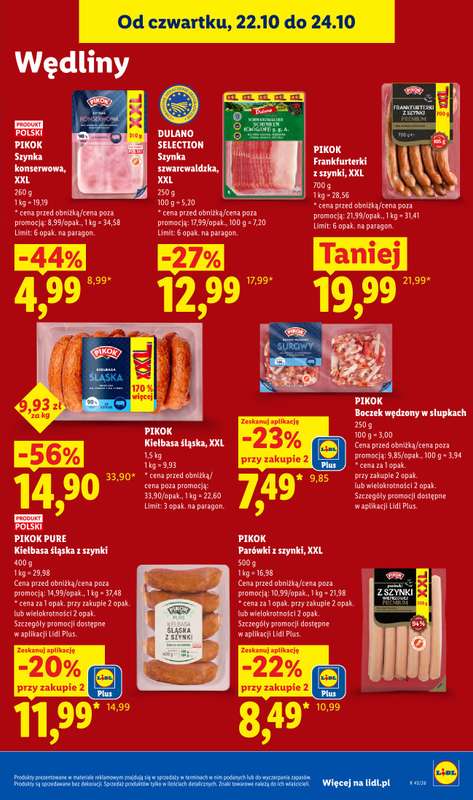 Lidl - gazetka promocyjna Oferta od czwartku od czwartku 22.10 do soboty 24.10 - strona 63