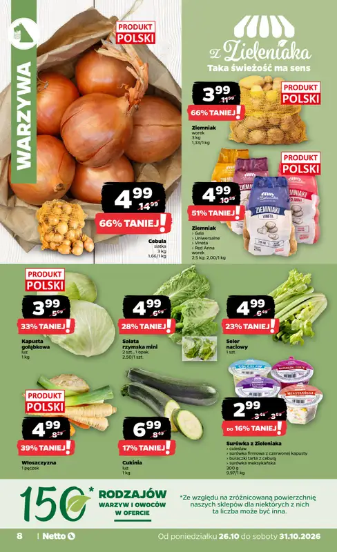 Netto - gazetka promocyjna Gazetka Spożywcza od poniedziałku 26.10 do soboty 31.10 - strona 8