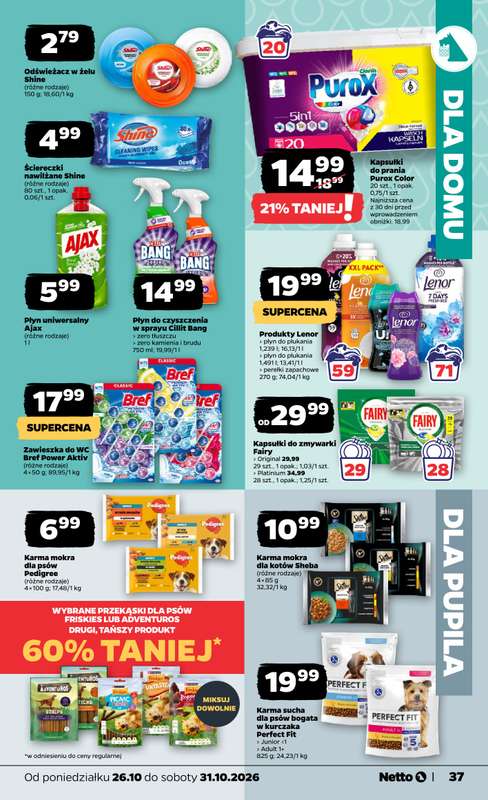 Netto - gazetka promocyjna Gazetka Spożywcza od poniedziałku 26.10 do soboty 31.10 - strona 37