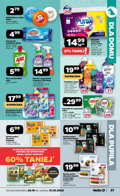Netto - gazetka promocyjna Gazetka Spożywcza od poniedziałku 26.10 do soboty 31.10 - strona 37