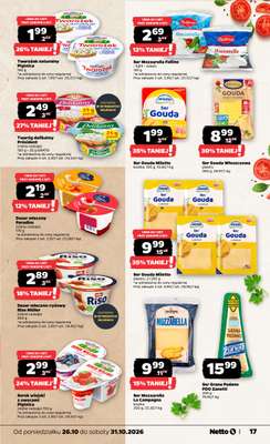 Netto - gazetka promocyjna Gazetka Spożywcza od poniedziałku 26.10 do soboty 31.10 - strona 17