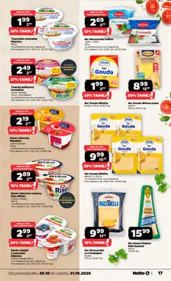 Netto - gazetka promocyjna Gazetka Spożywcza od poniedziałku 26.10 do soboty 31.10 - strona 17
