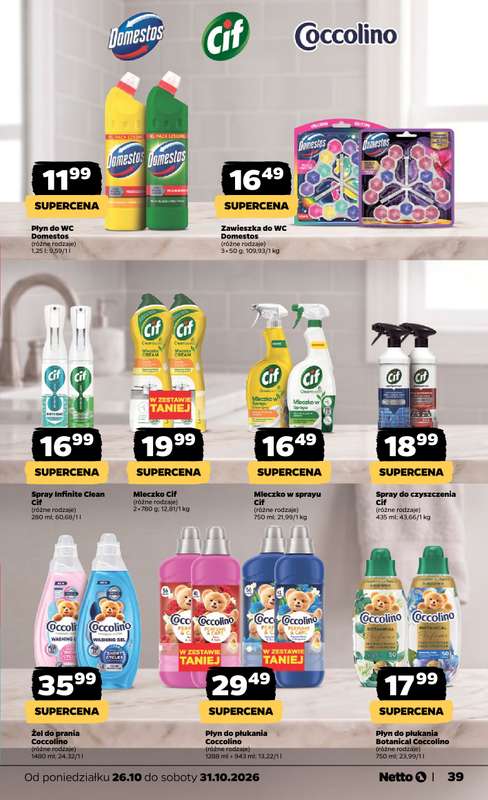 Netto - gazetka promocyjna Gazetka Spożywcza od poniedziałku 26.10 do soboty 31.10 - strona 39