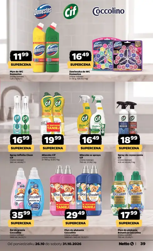 Netto - gazetka promocyjna Gazetka Spożywcza od poniedziałku 26.10 do soboty 31.10 - strona 39