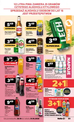 Netto - gazetka promocyjna Gazetka Spożywcza od poniedziałku 26.10 do soboty 31.10 - strona 33