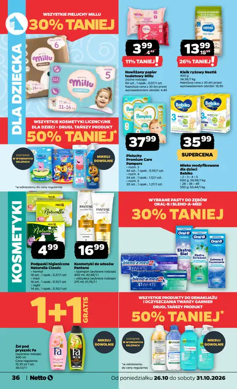 Netto - gazetka promocyjna Gazetka Spożywcza od poniedziałku 26.10 do soboty 31.10 - strona 36