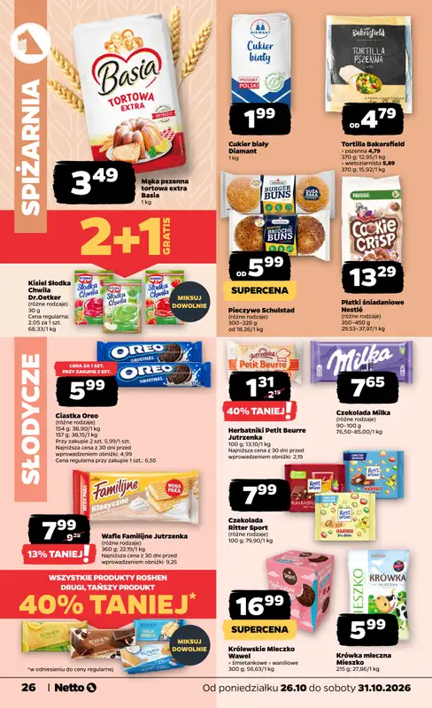 Netto - gazetka promocyjna Gazetka Spożywcza od poniedziałku 26.10 do soboty 31.10 - strona 26