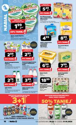 Netto - gazetka promocyjna Gazetka Spożywcza od poniedziałku 26.10 do soboty 31.10 - strona 16