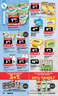 Netto - gazetka promocyjna Gazetka Spożywcza od poniedziałku 26.10 do soboty 31.10 - strona 16