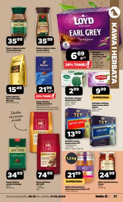 Netto - gazetka promocyjna Gazetka Spożywcza od poniedziałku 26.10 do soboty 31.10 - strona 31
