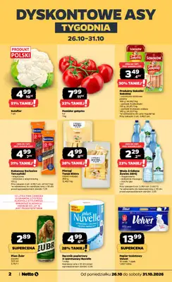 Netto - gazetka promocyjna Gazetka Spożywcza od poniedziałku 26.10 do soboty 31.10 - strona 2