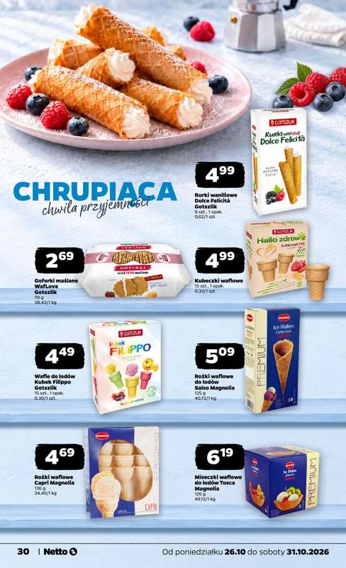 Netto - gazetka promocyjna Gazetka Spożywcza od poniedziałku 26.10 do soboty 31.10 - strona 30