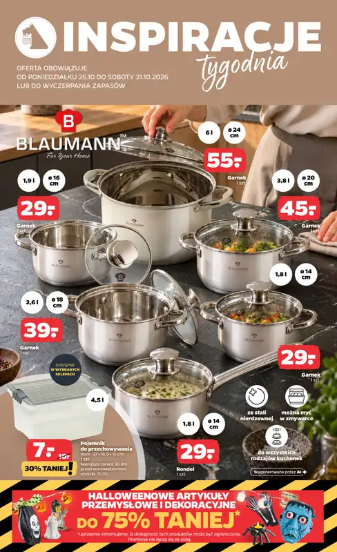 Netto - gazetka promocyjna Inspiracje tygodnia od poniedziałku 26.10 do soboty 31.10 - strona 2