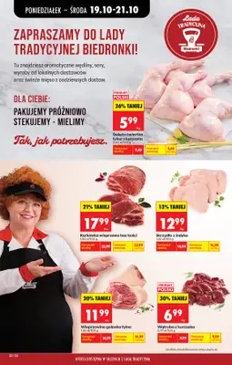 Biedronka - gazetka promocyjna Od poniedziałku, Z ladą tradycyjną od poniedziałku 19.10 do soboty 24.10 - strona 38