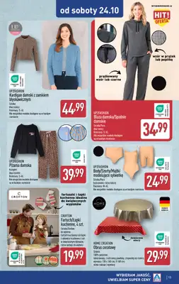 Aldi - gazetka promocyjna Jesienna odzież w super cenach! od środy 21.10 do soboty 24.10 - strona 13