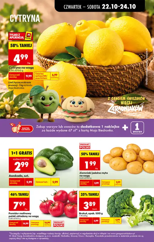 Biedronka - gazetka promocyjna Od czwartku od czwartku 22.10 do środy 28.10 - strona 23