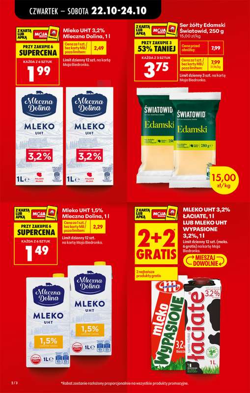 Biedronka - gazetka promocyjna Od czwartku od czwartku 22.10 do środy 28.10 - strona 2