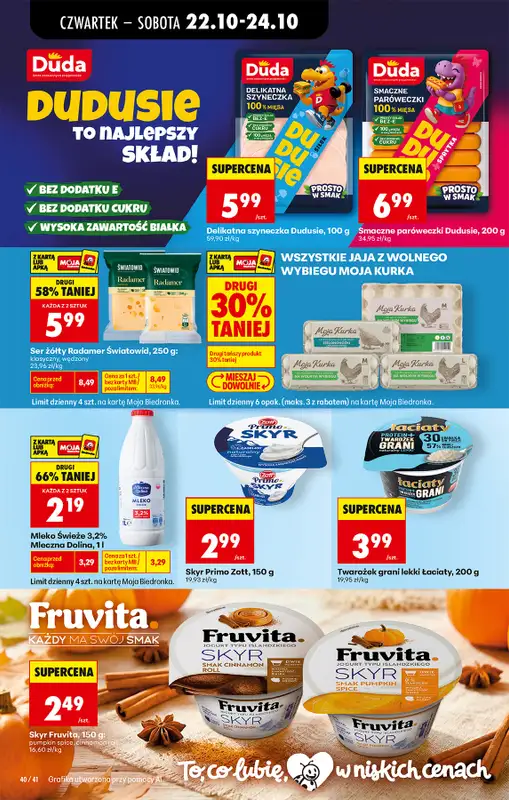 Biedronka - gazetka promocyjna Od czwartku, Z ladą tradycyjną od czwartku 22.10 do środy 28.10 - strona 58